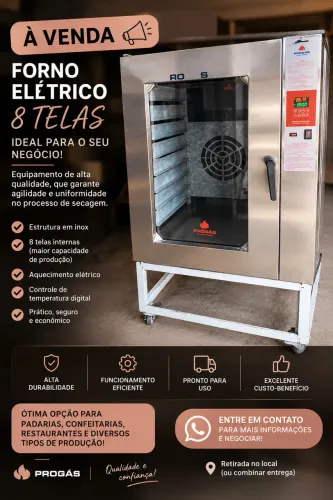 ? FORNO ELÉTRICO PROGÁS - À VENDA! ?