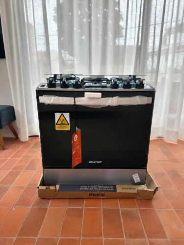 Fogão Brastemp 5 Bocas Embutir Inox BYS5PCR Novo com NF
