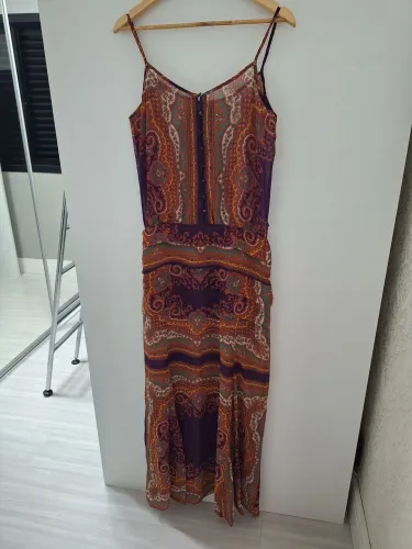 Vestido Farm longo com alças finas G