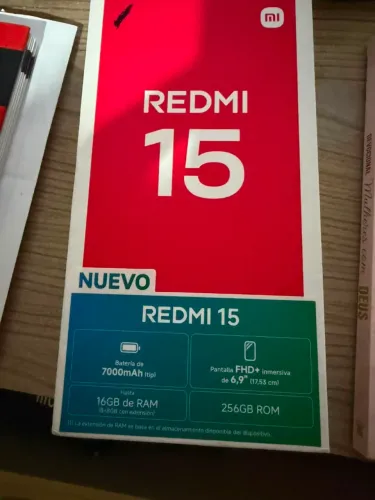 Redmi 15 Semi novo sempre usado com película e capinha funcionando tudo perfeitamente