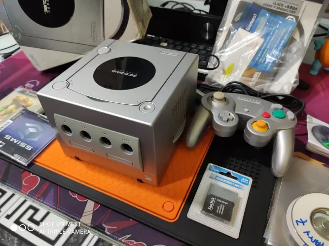 Nintendo game cube na caixa manual etc.. completo e desbloqueado com jogos
