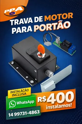 Trava de portão 