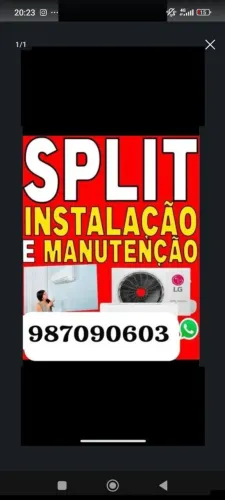 Instalação de ar condicionado 