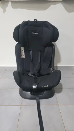 Cadeirinha Cosco Kids, Progress, 0 a 36kg, Preto