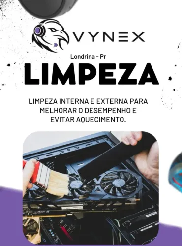 Limpeza interna e externa para PCs e Notebooks