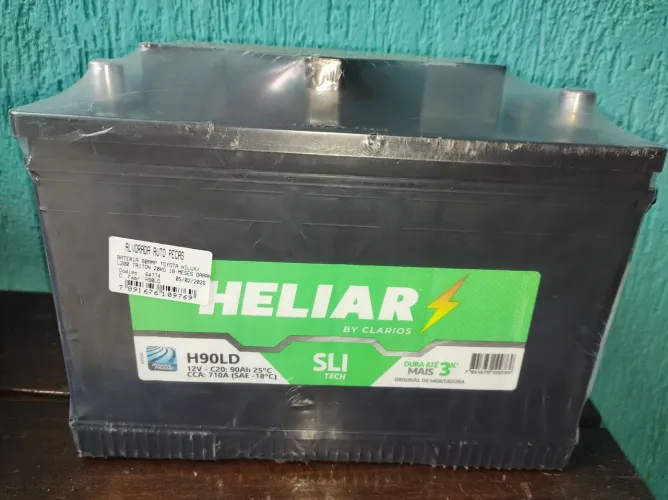 Bateria Heliar 90ah zerada