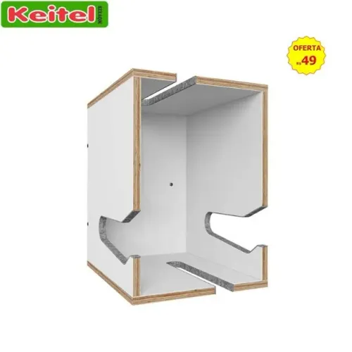 Nicho Easy Suporte de Bike Multifunção Cor Branco - 1001