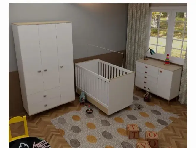 Quarto infantil completo (novo, embalado) na caixa comprado nas casas Bahia 