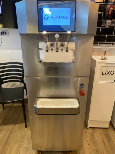  Máquina de Sorvete Soft Profissional AlphaGel - Pronta para Uso