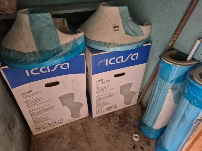 Conjunto vaso sanitário saberá