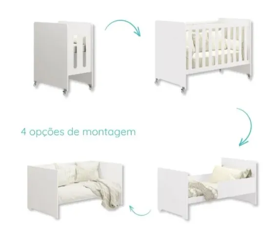 Berço evolutivo 4 em 1
