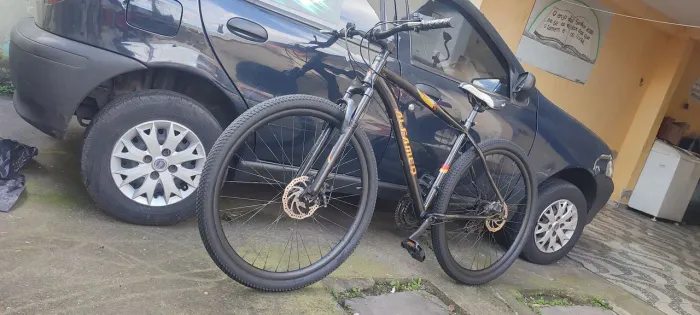 bike aro 29 revisada top só andar freio a disco t