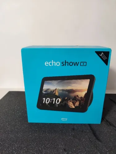 Echo Show 8 terceira geração com tela inteligente e assistente virtual Pronta Entrega