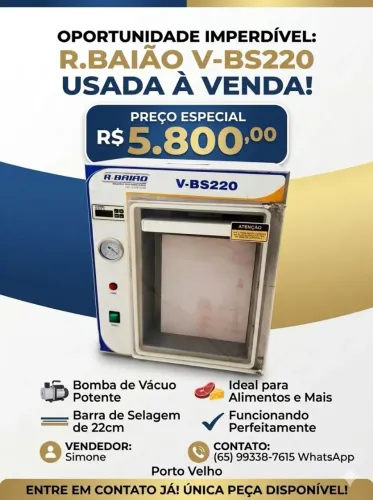 Maquina Selagem à vácuo