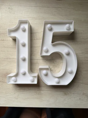 Números led 15 anos