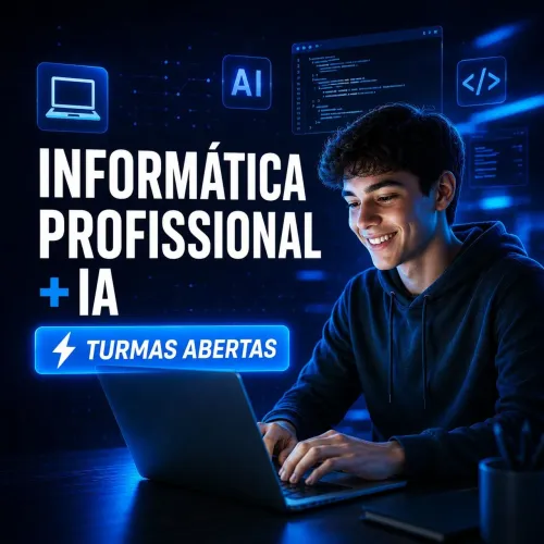Curso de Informática Profissional + IA ? Turma Maio 2026 | João PessoaTexto: