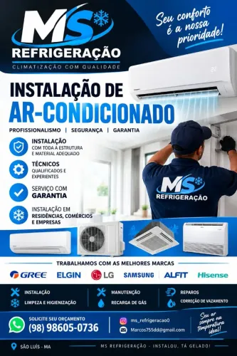 Instalação de ar condicionado promoção..