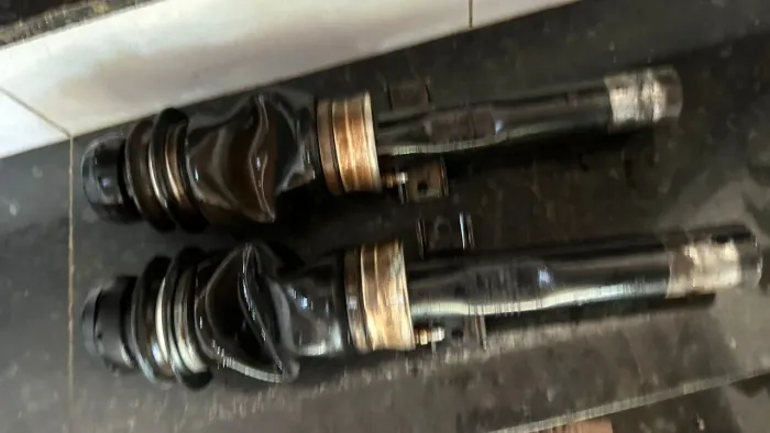 Par de amortecedores com bolsas cônicas novas gol g5 ao g8