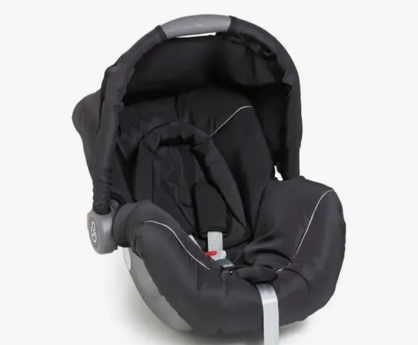 Bebê conforto galzerano picolina na cor preto c cinza p ate 13kg ( novo na cx)
