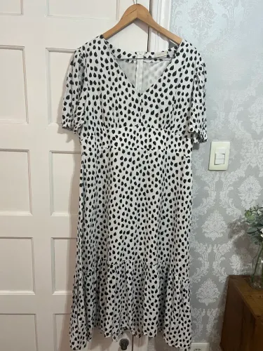 Vestido de viscose
