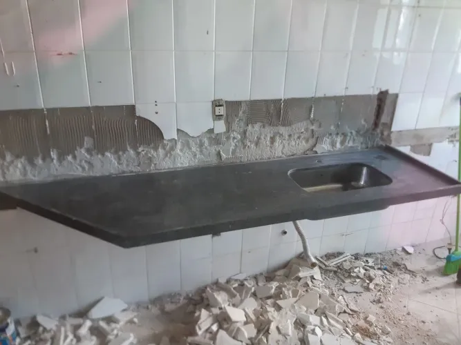 Vendo bancada 2,50cm com roda banca