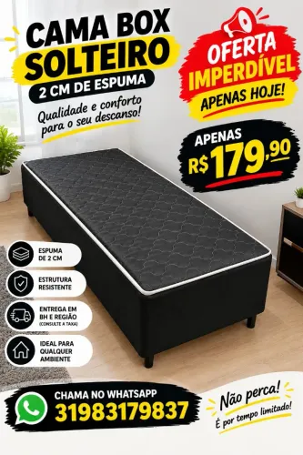 CAMA BOX SOLTEIRO ?