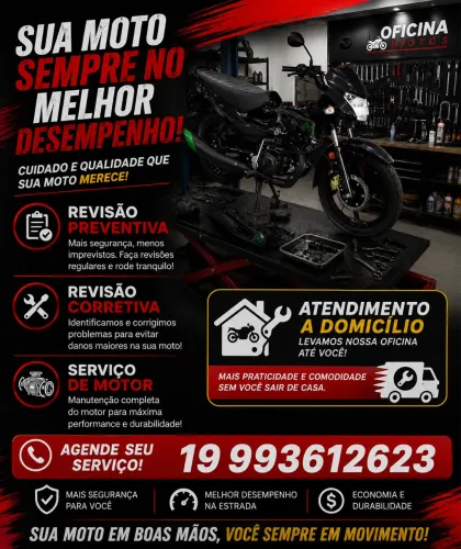 Serviços de mecânico para sua Mottu Sport 110