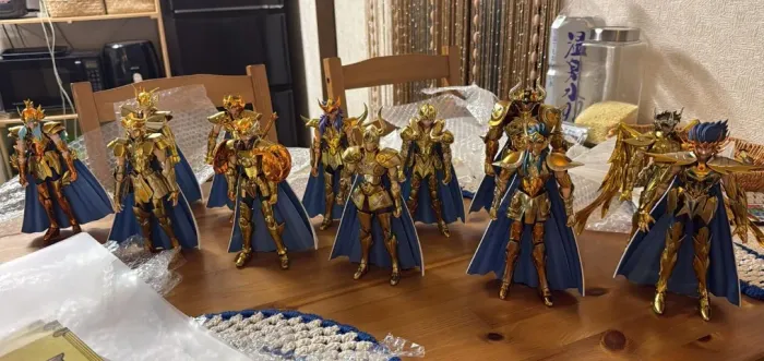 Cloth Myth Ex Bandai 12 Cavaleiros de Ouro + objects, peças e manuais