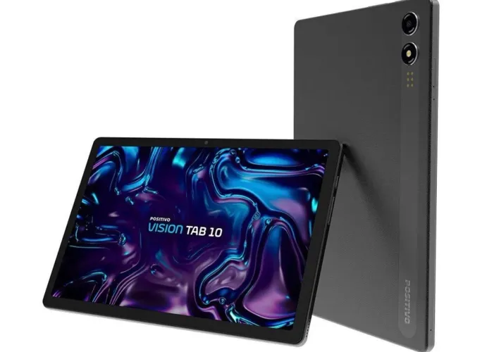 Tablet Positivo Vision Tab 10,1" 128GB 4GB RAM Android 13 Octa Core Wi-Fi 4G