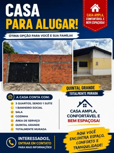 Casa para alugar (800 reais) No torquanto neto