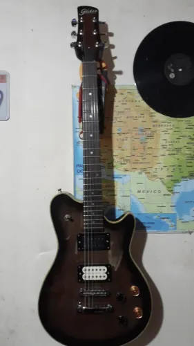 Guitarra Estilo lespaul Golden GL210 ou troco em Violao eletrico do meu interesse !!!