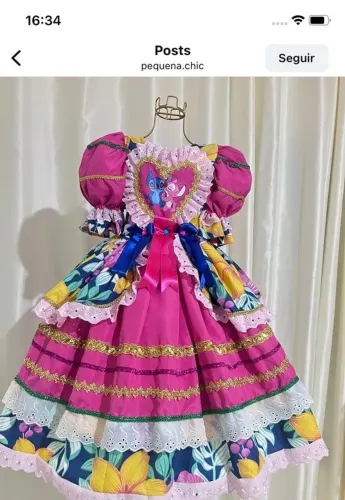 Vendo vestido caipira