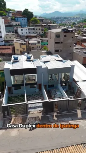Casa geminada à venda com 2 quartos, sendo 1 suíte - Vila Militar, Ipatinga, MG