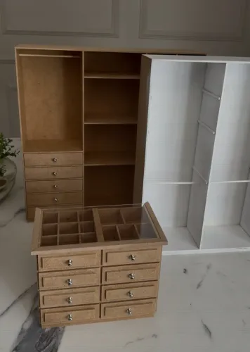 Barbie Closet 1:6 | 3 peças em MDF