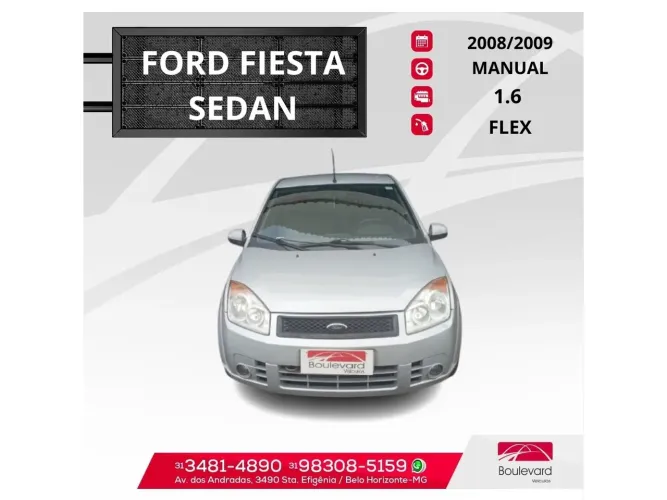 Ford Fiesta Sedan 1.6 16V Flex Mec. 2009