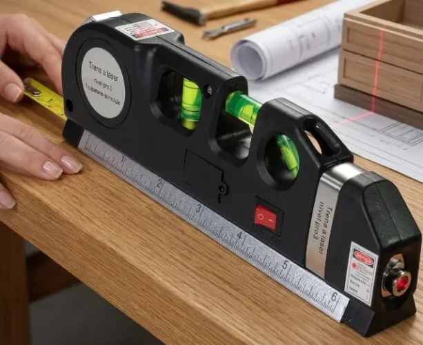 Nível a Laser Luatek LV-03S Laser LevelPro com Régua e Trena
