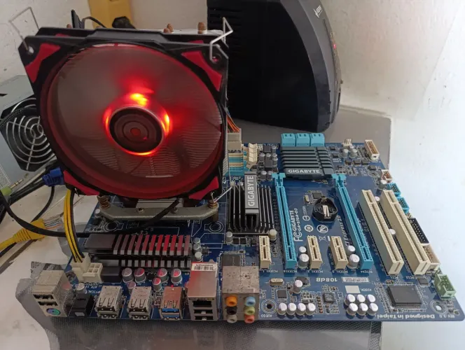 Placa mãe + Processador AMD FD4300