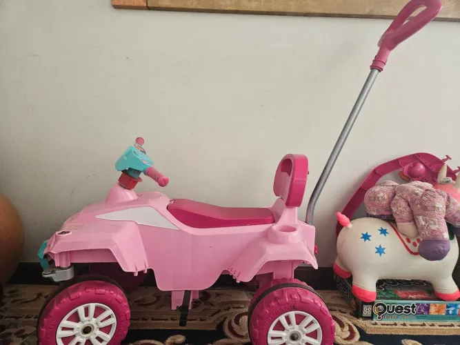CARRINHO QUADRICICLO BANDEIRANTE MOTOCA INFANTIL