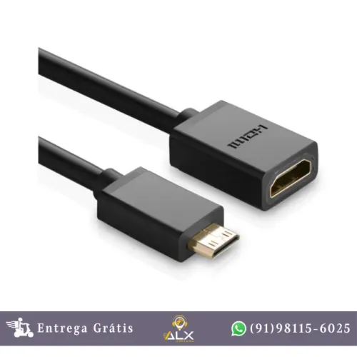 Adaptador Mini Hdmi para Hdmi Ugreen *ENTREGA GRÁTIS*