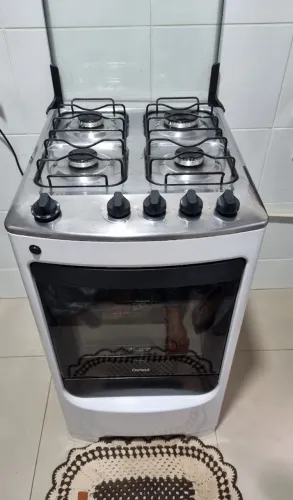 Fogao adaptado para gás embutido para apartamento 