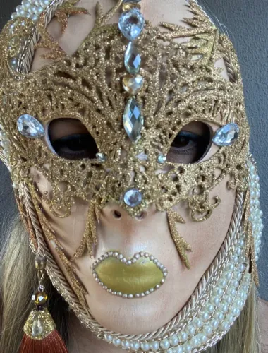 Máscara veneziana italiana