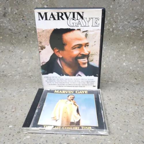 Lote Marvin Gaye - CD The Last Concert Tour + DVD Grandes Sucessos