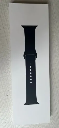 PULSEIRA APPLE WATCH ORIGINAL 46MM SPORT BAND PRETA M/G - NOVA 