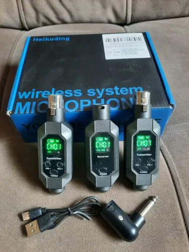 Adaptador microfone sem fio 