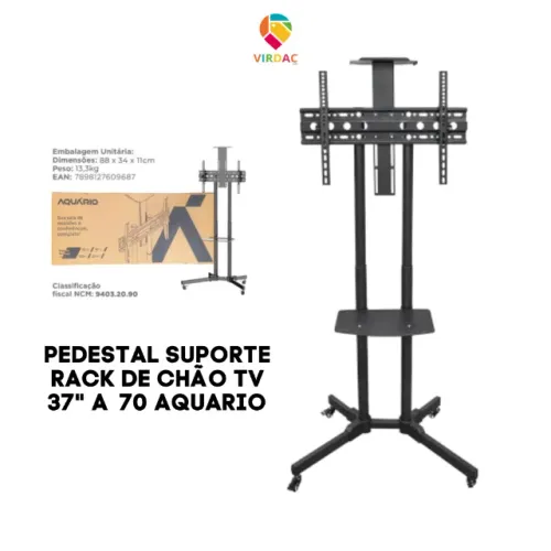 Suporte tripe para TV 37" a 70" - Aquario