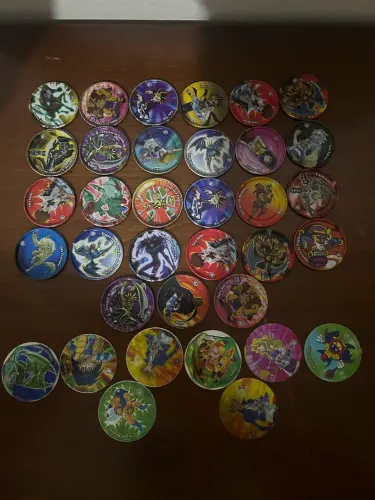 Lote 35 Tazos Yugioh Elmachips