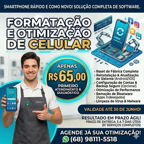 Formatação de celular 