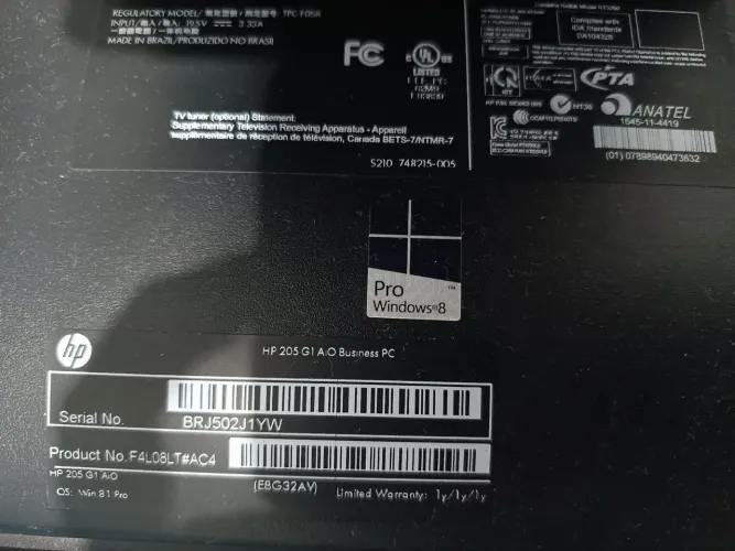 Computador All in One HP 205