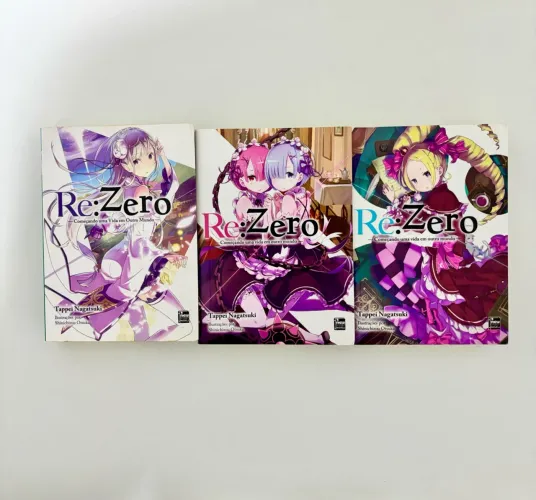 Re:zero - Vol. 1, 2 e 3