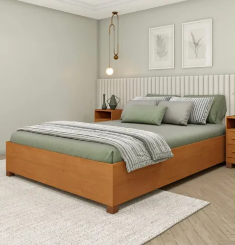 Cama Casal em MDP 193cm x 144cm Mônaco